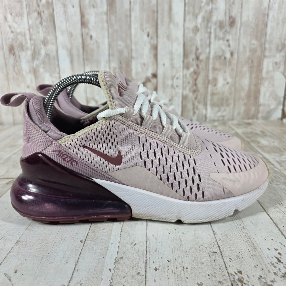 Nike Air Max 270 Plum Chalk White Women Running Shoes AH6789-601 Size 8